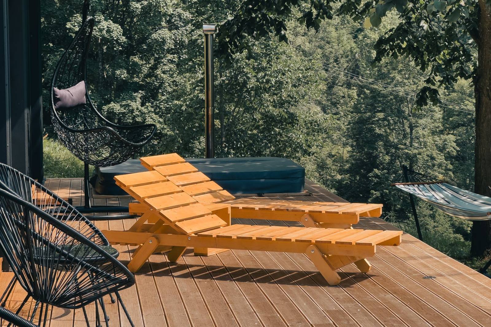 Timber deck after cleaning