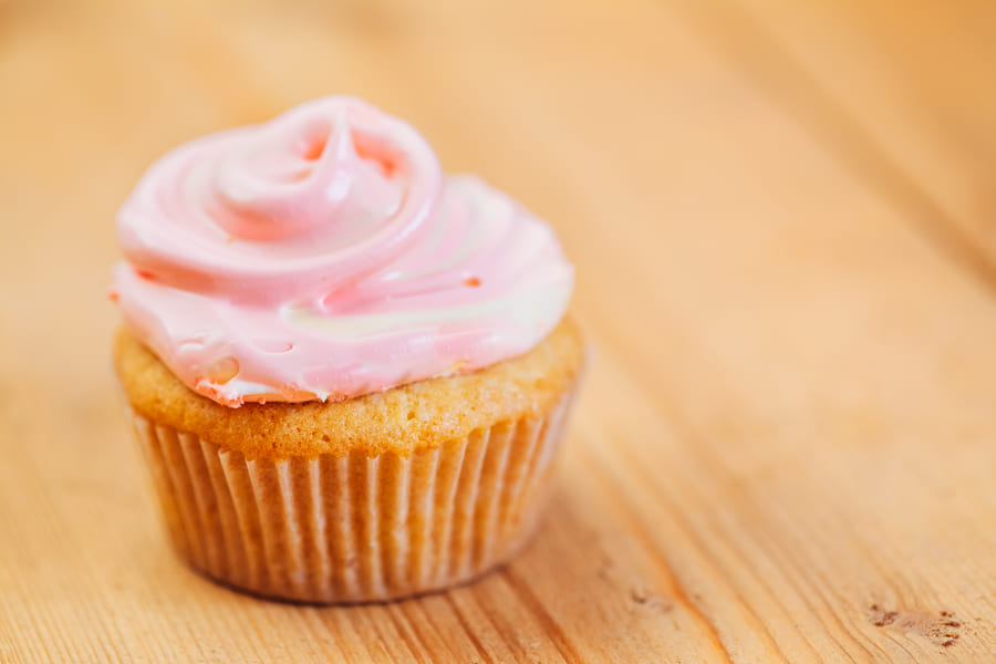 Vanilla bean cupcake